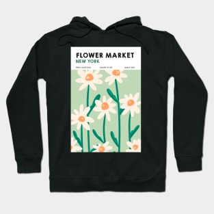 New York City Flower Market Print Hoodie